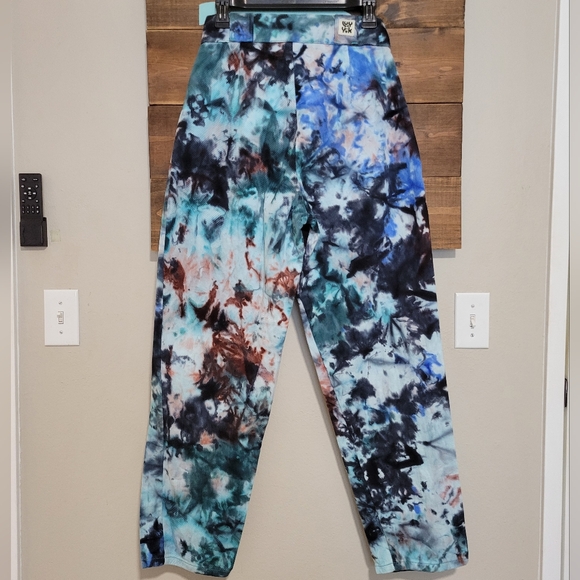 Lucy & Yak The Classic Addison Tie Dye Organic Cotton Twill Tapered Leg W28 L30 - Picture 5 of 10